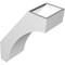 Ekena Millwork 5 1/2-in. W x 12-in. D x 16-in. H Imperial Architectural Grade PVC Knee Brace BRCP055X12X16IMP - alternate 2